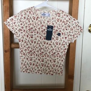 Smocked Crop Baby Tee